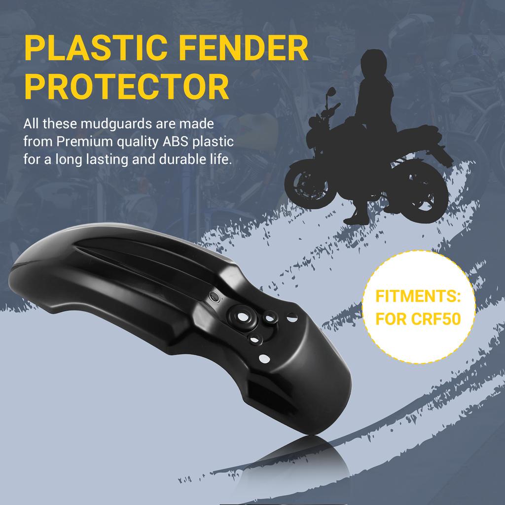 Plastic Front Wheel For Fender Protector For HONDA CRF50 Dirt Pit Bike-A02G