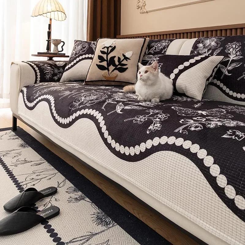 

Подушка для дивана с принтом кукурузного зерна, всесезонная, универсальная, новая, фиксированная, нескользящая, высокоуровневая, кожаная, чехол с прямыми рядами 70x70