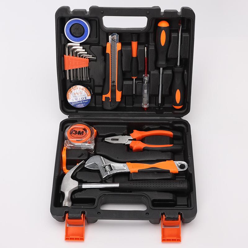 Carbon Steel Hand Tool Kit for Home, Vehicle, and Auto Repair