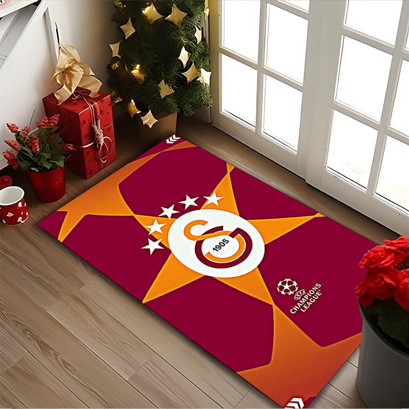 1pc Galatasaray SK Printed Chair Rug for Home Office Use, Living Room Kitchen Game Room Area Carpet