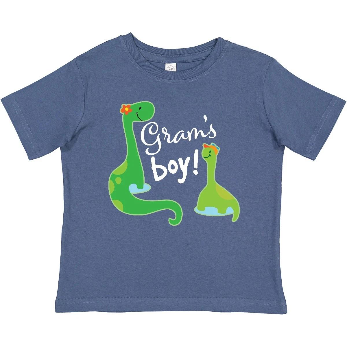 Inktastic Gram Boy Grandson Dinosaur Baby T-Shirt Grams Dino Grandchild Idea 120