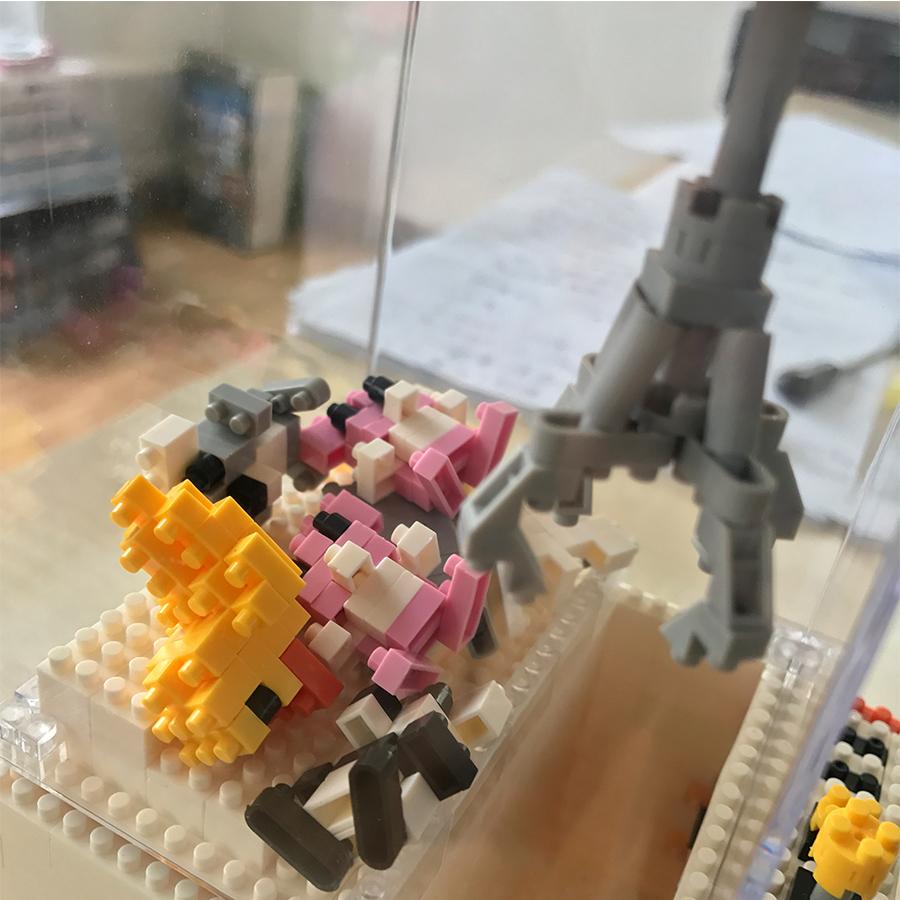 Mini Toy Machine Micro Building Blocks Claw Machine DIY Assembly Toys Creative Birthdays Gifts For Kids Toys