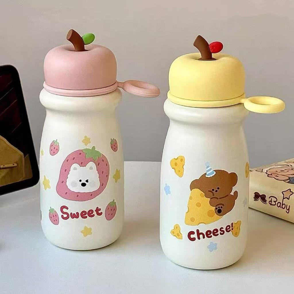 Cartoon Apple 316 Stainless Steel Mini Insulated Thermos Cup