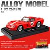 1/32 Scale Ferrari 250-GTO Car Model Simulation Alloy Super Sports Car Boy Toy Car Collection Ornaments Suitable for Giving Children Toy Gifts