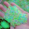 2000pcs 3-5mm Luminous Sand Glow In Dark Pebbles Stone Home Potted Garden Yard Outdoor Path Lawn Decorations Aquarium Decor Sand