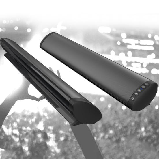 Bluetooth 5.0 Wireless TV Soundbar Home Theater Wall-Mounted Sound Bar Speaker