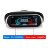 Digital 50-9999 RPM Tachometer with Flashing Alarm LCD Meter Auto Car Tacho Gauge for 1-10 Cylinder Gasoline Diesel Car 12V 24V