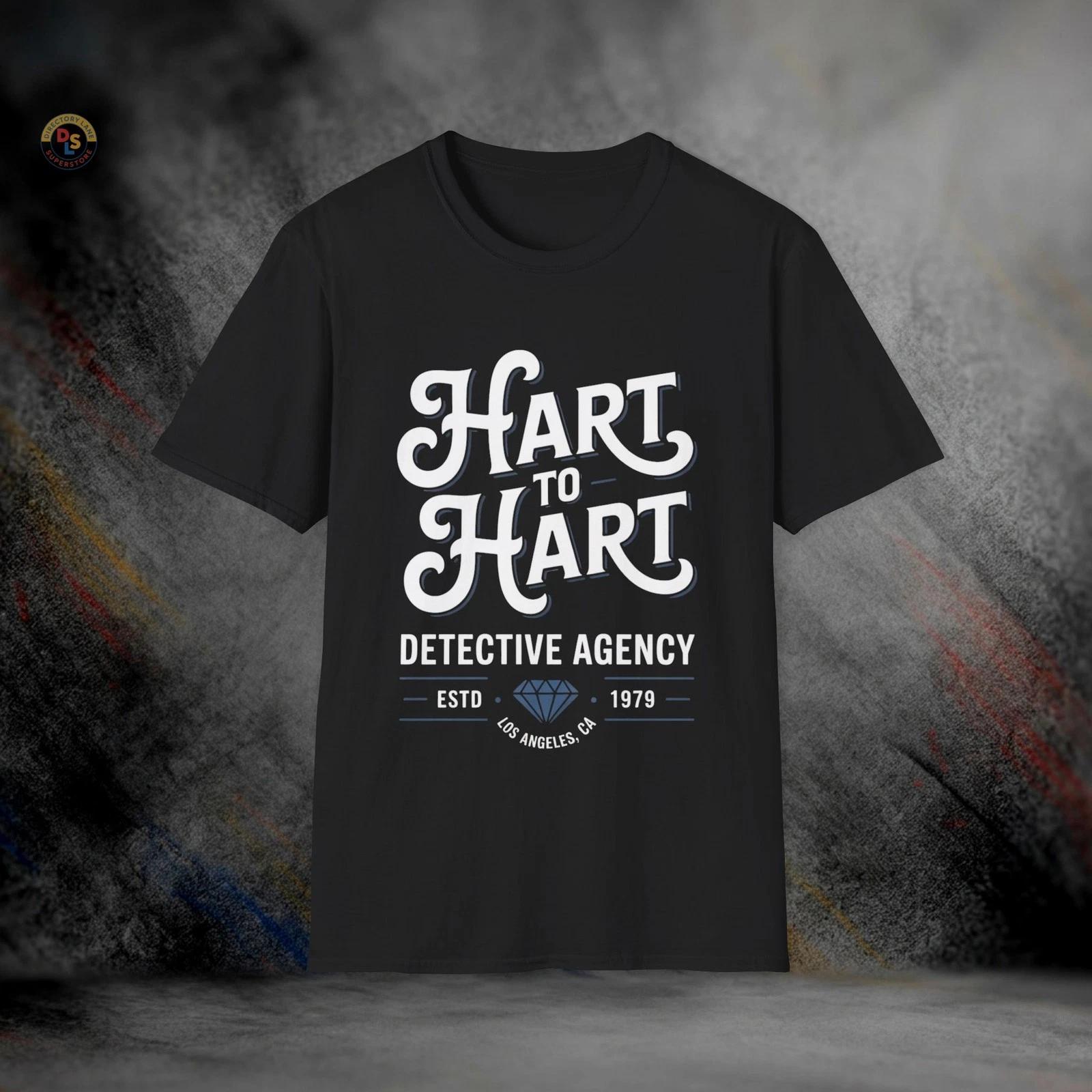 Hart to Hart Detective Agency T-Shirt | Softstyle Tee XXL