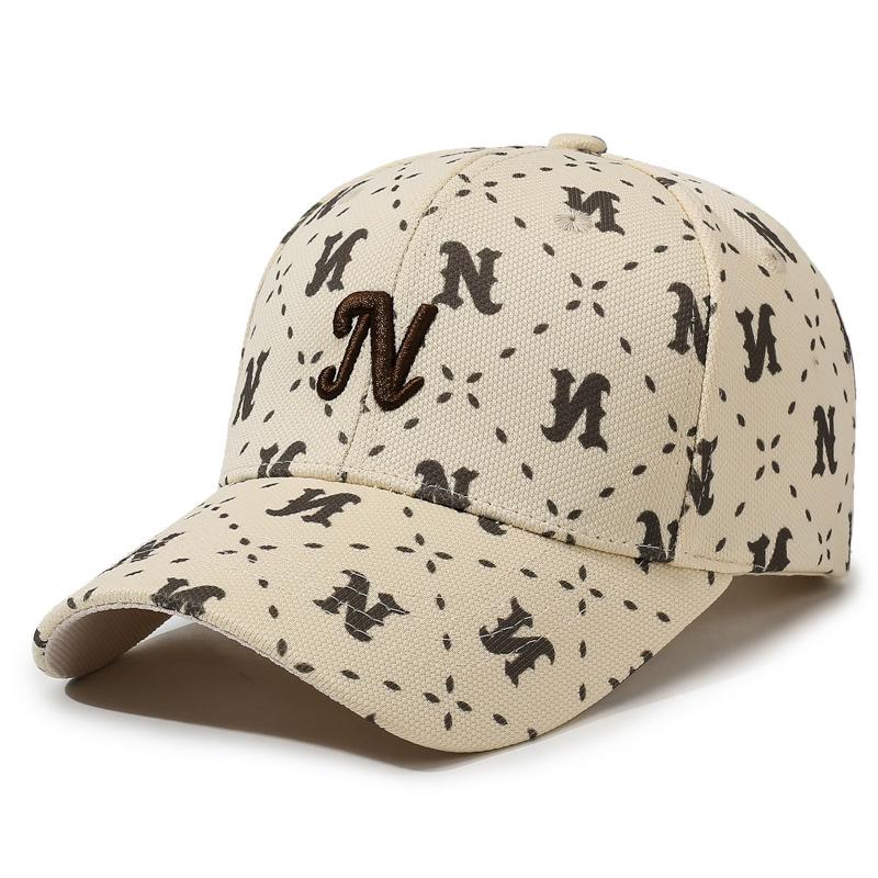 Letter Embroidered Sun Hat Retro Baseball Cap for Unisex