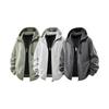 Men's Winter Fleece-Lined Hooded Sweatshirt Jacket