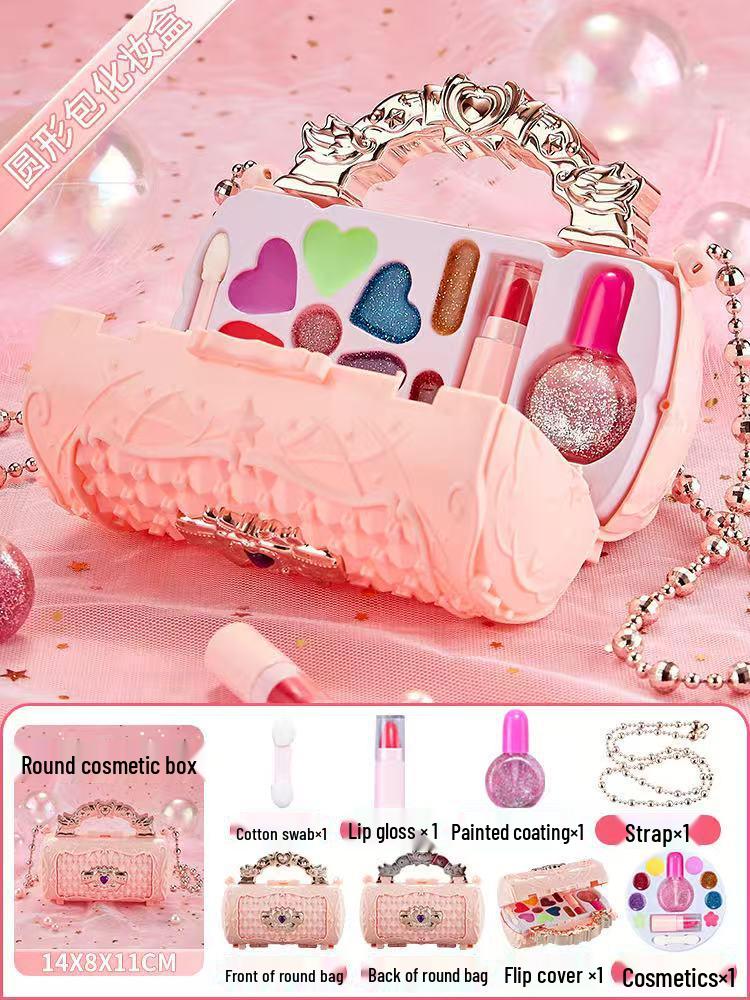 Children's Lipstick Toy Set: Makeup Box for 3-6 Year Old Girls