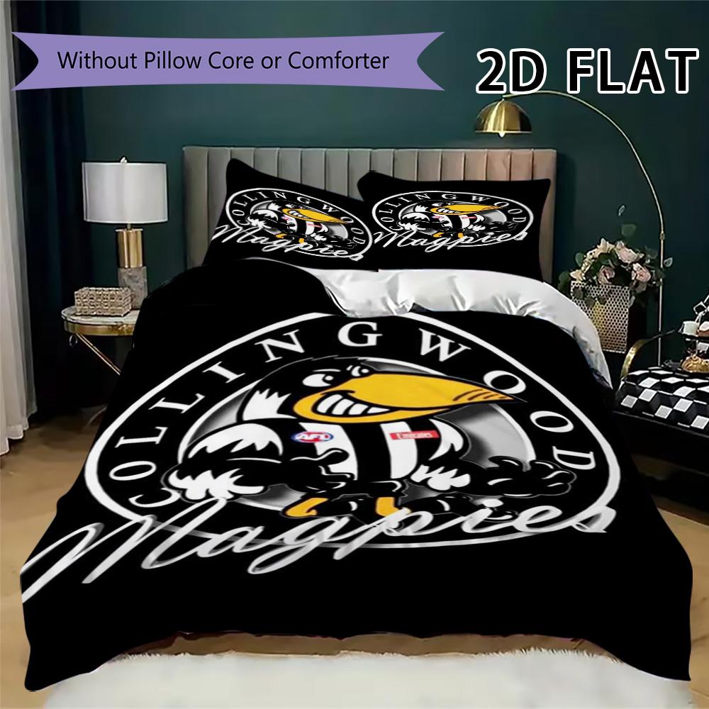 Collingwood Pattern Bedding Uilt Set Uilt Cover Pillowcase Home Decoration Birthday Gift (1 * Duvet Cover + 2 * Pillowcase Without Core)