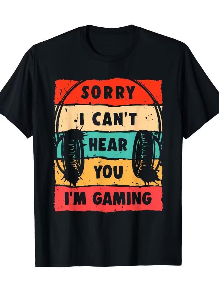 Funny Gamer Shirt For Teens Boys Men Video Gaming T-Shirt