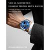 POEDAGAR Luxury Man Watch Chronograph Waterproof Luminous Date Quartz Wristwatch Fashion Sport Stainless Steel Watches