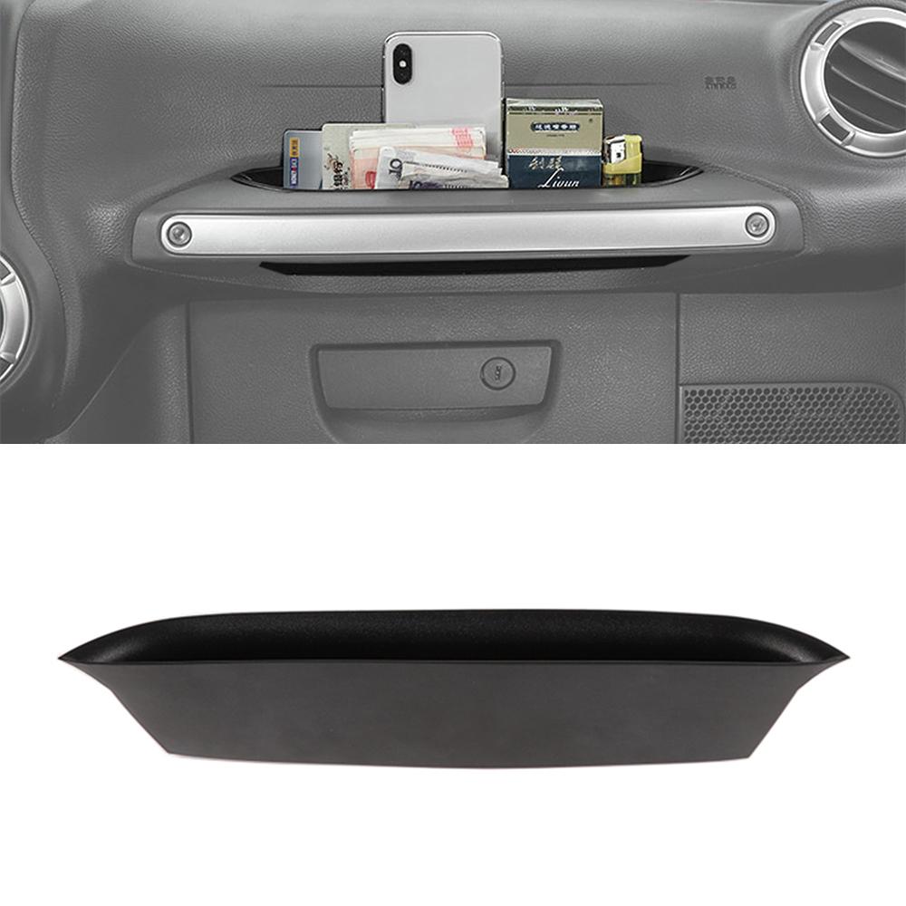 

Front Passenger Handle Grab Tray Storage Box For Jeep Wrangler JK 2011-2017 Interior Storage Organizer Parts Accessories ABS чёрный