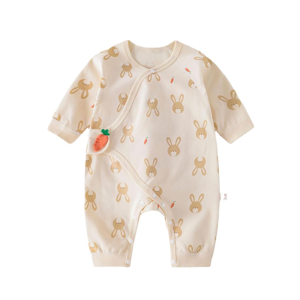 Newborn Baby Cotton Romper: A-Class Spring & Fall Pajamas, Boneless Crawling Onesie