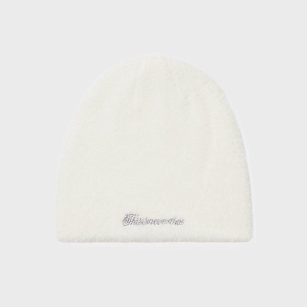 

ThIs Is Never That Shaggy No Cuff Beanie Off White F