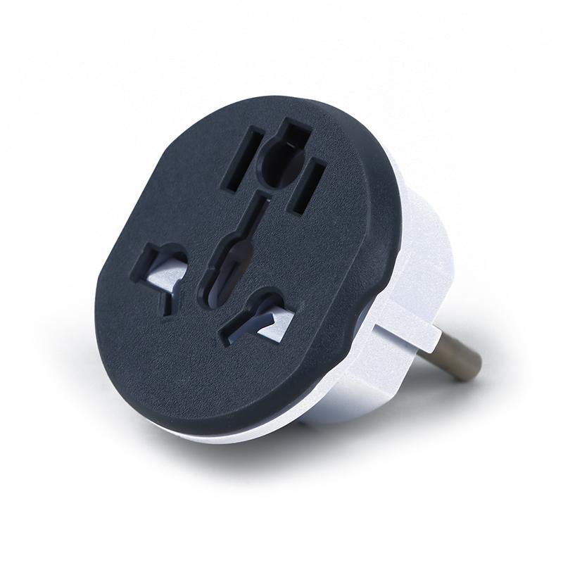 

Австралия Китай Европейское Путешествие Чистая Медь Немецкий Стандарт Вилки Розетки Au Uk Us К Eu Евро Вилка Адаптер Конвертер серый