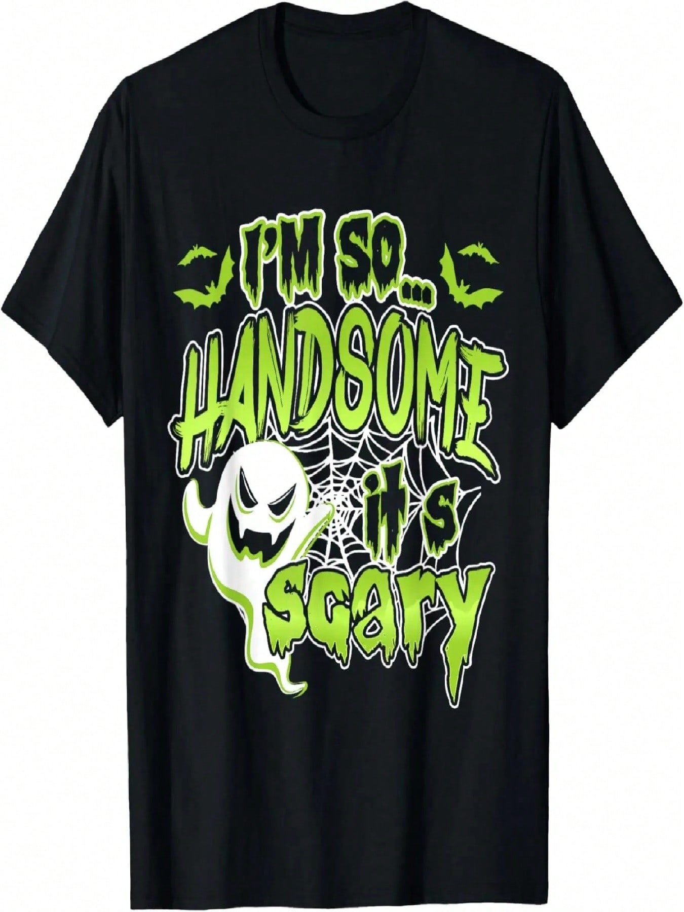 Cute Boys Halloween So Handsome It s Scary Ghost Costume T-Shirt S разноцветный