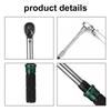 1/4'' Drive 2-25N.m Precise Double Scale Torque Wrench Set MTB Bike Socket Spanner Bicycle Motorcycle Ratchet Repair Toolbox Kit