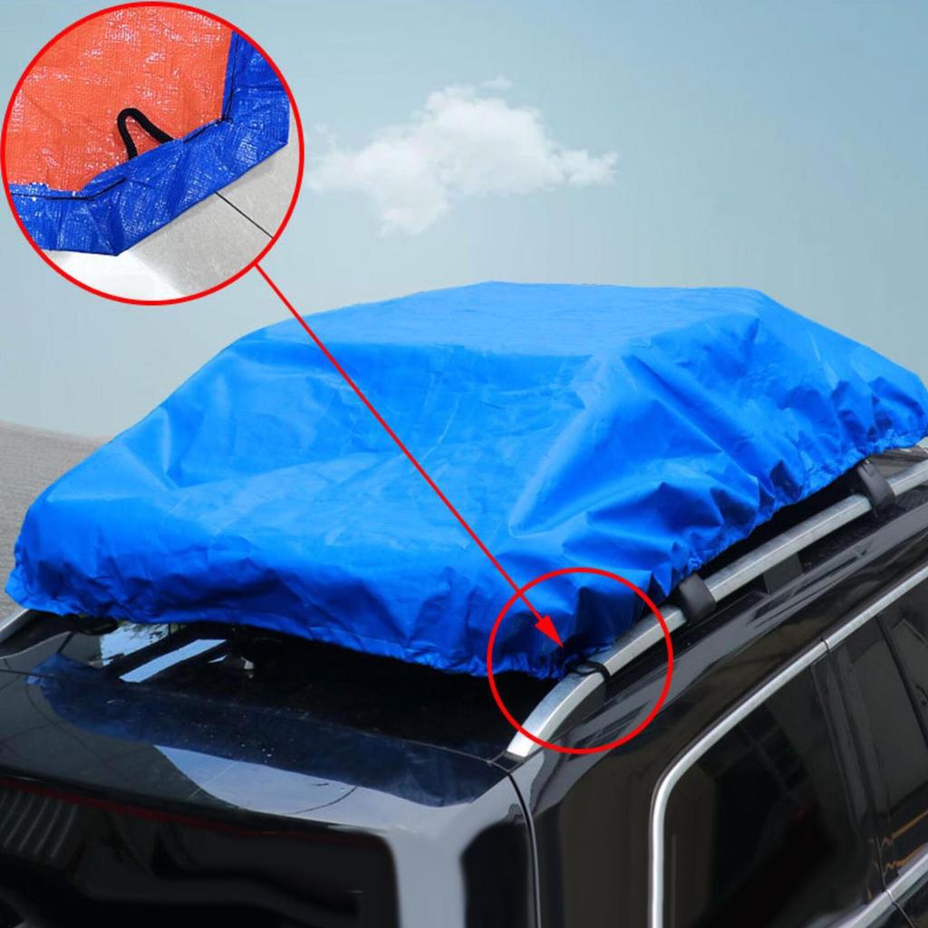 Car Roof Rack Cover Automotive Luggage Protector Easy To Install Practical Waterproof Rooftop Cargo