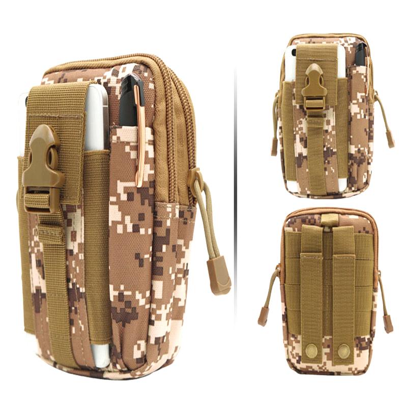 Outdoor Sports Multi-Functional Accessory Bag Large Capacity Mobile Phone Hanging Bag Tactical Waist Pack