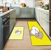 1pcs Bubu Dudu Panda Bear Printed Carpet Doormat Bedroom Decorative Rug for Living Room Kitchen Floor Mat Bathroom Anti-slip Mat