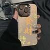 Fa Cai Text Applies To Apple 11Promax Mobile Phone Case iPhone11Pro New 11 Copper Wire 11Pro Advanced