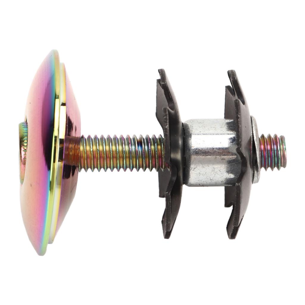 Bicycle Headset Cover 28.6mm Aluminum Alloy Headset Top Cap for Mountain Road Bike