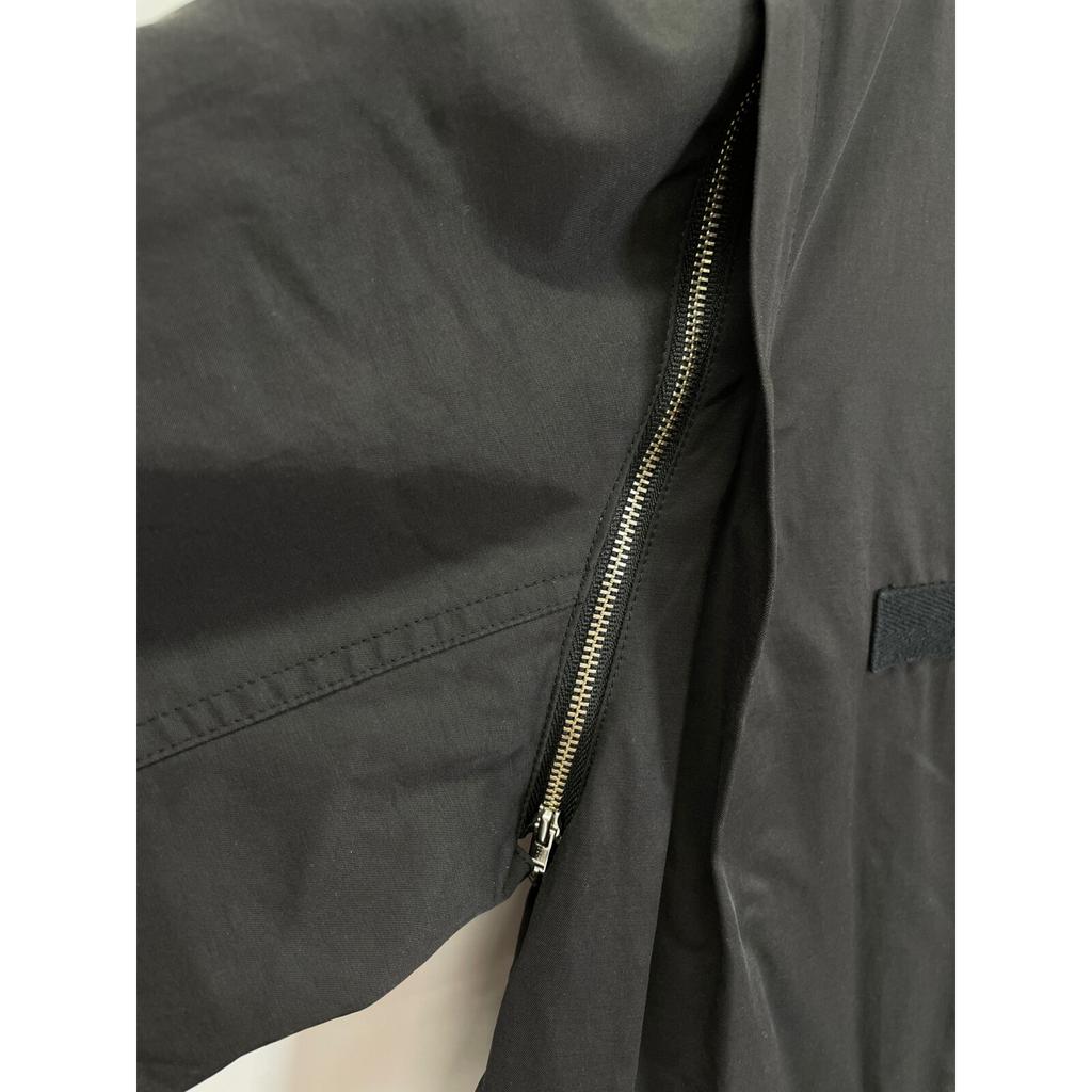 AMERI 01320720740 Black Nylon Manyway Quilted Mod Coat Coat S blackUsed