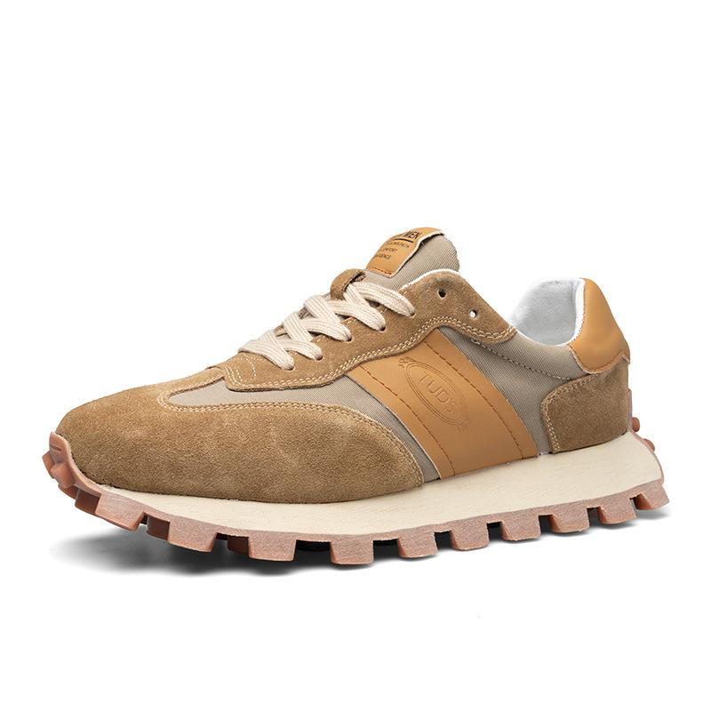 

2025 прямая поставка мужская обувь тренд весна новая универсальная спортивная и повседневная обувь натуральная кожа обувь Форреста Гампа обувь на платформе обувь для папы 44