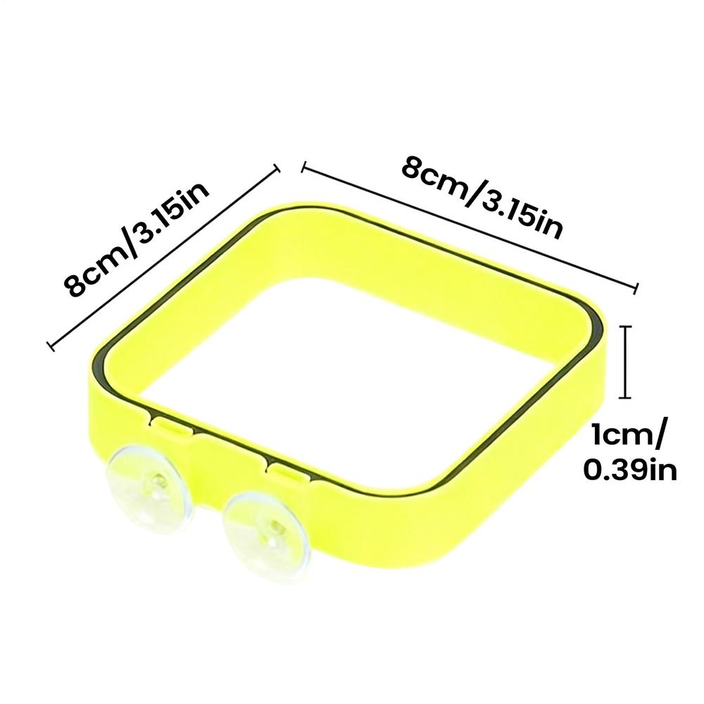 Aquarium Feeding Ring Fish Tank Station Floating Food Tray Feeder Square Circle Accessories Fish Foods Feeder Suction Cup