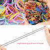 1000 ks Mini gumička do vlasů Candy Color Dětské gumičky Dívčí Scrunchie Elastické gumičky do vlasů Pro děti Vlasové doplňky