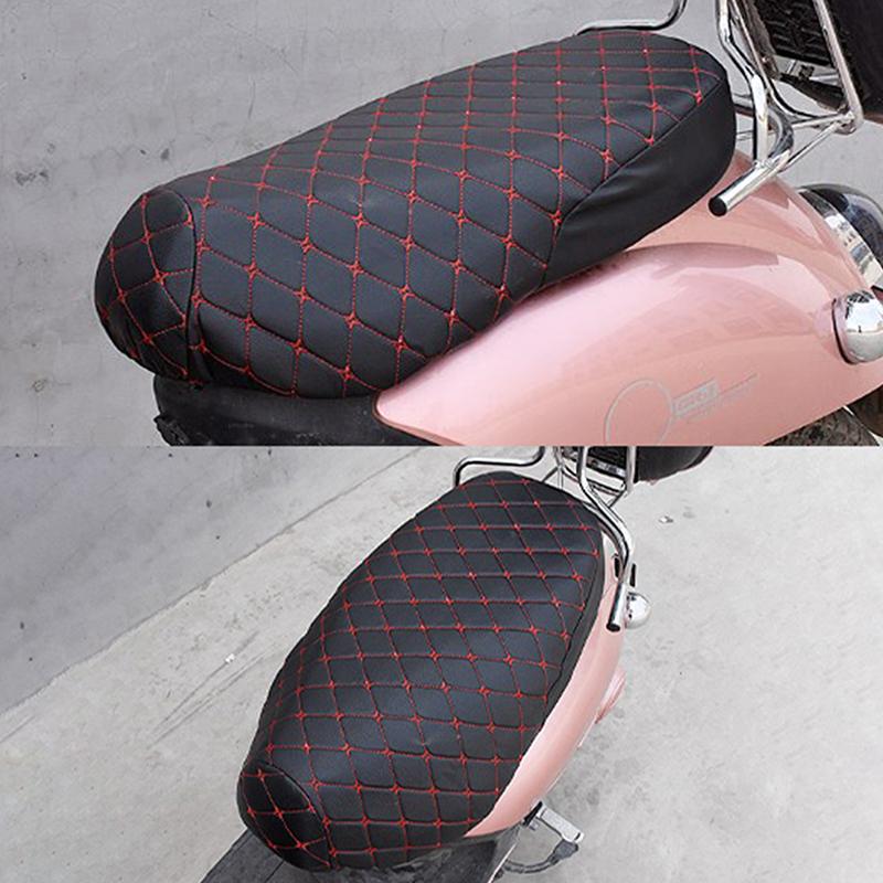 Elektrická koloběžka Motocykl Potah sedadla Odolný proti slunci a zesílený potah sedadla 3D Kožená taška na sedadlo Polštář