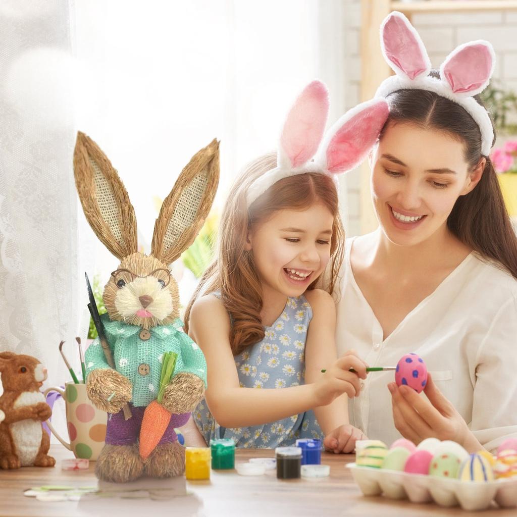 Easter Bunny Ornaments Home Decoration Shopping Mall Decoration Hagearbeid Decoration