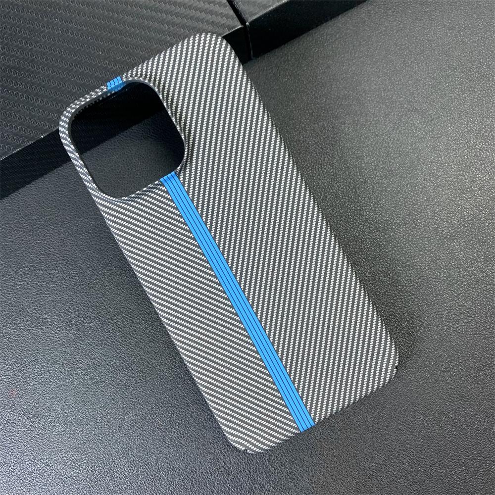 Contrast Carbon Fibre Pattern Matte Phone Case For iPhone 17 16 15 11 12 13 14 Pro Max Ultra Thin Hard Shockproof Cover