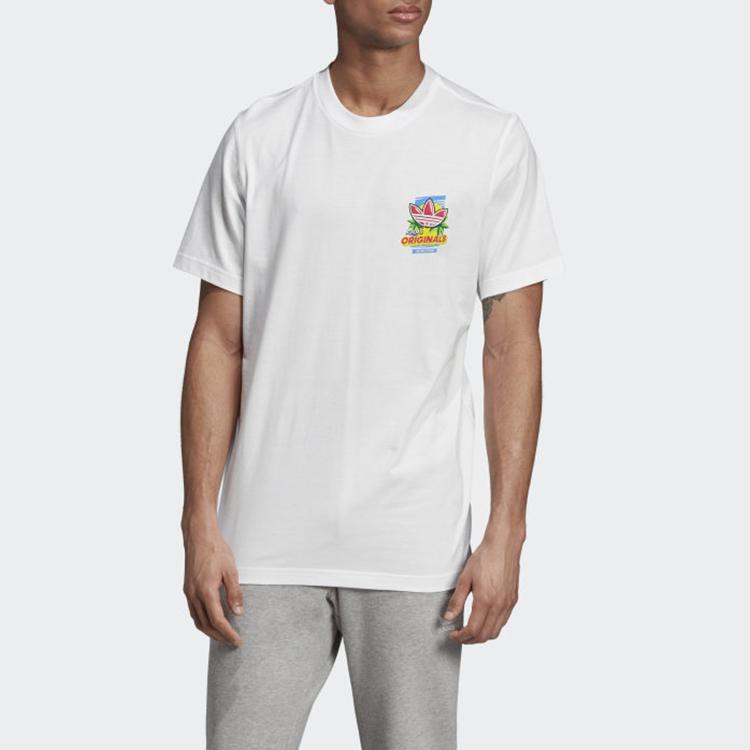 Adidas Originals Bodega Popsicle Back Print Short Sleeve T-Shirt Men Tops White ED7062