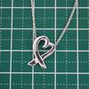 [Used] TIFFANY 925 Loving Heart Pendant/Necklace/g517-40