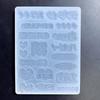 DIY Filler Japanese Word Parts Silicone Epoxy Mold DIY Keychain Pendant Jewelry Crafting Mould for Valentines Gift