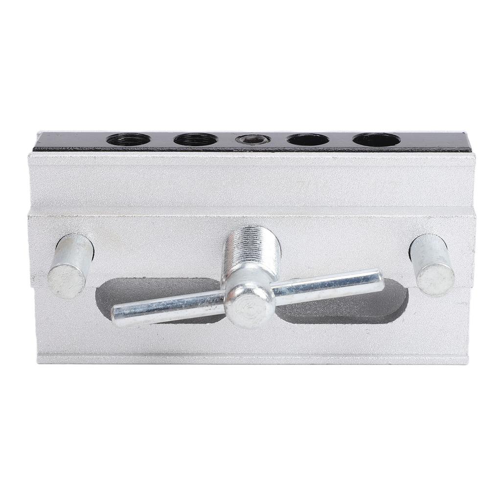 Self Centering Dowel Jig Kit Drill Guide Jig Block for Straight Holes with Bushings Woodworking Adjustable Width