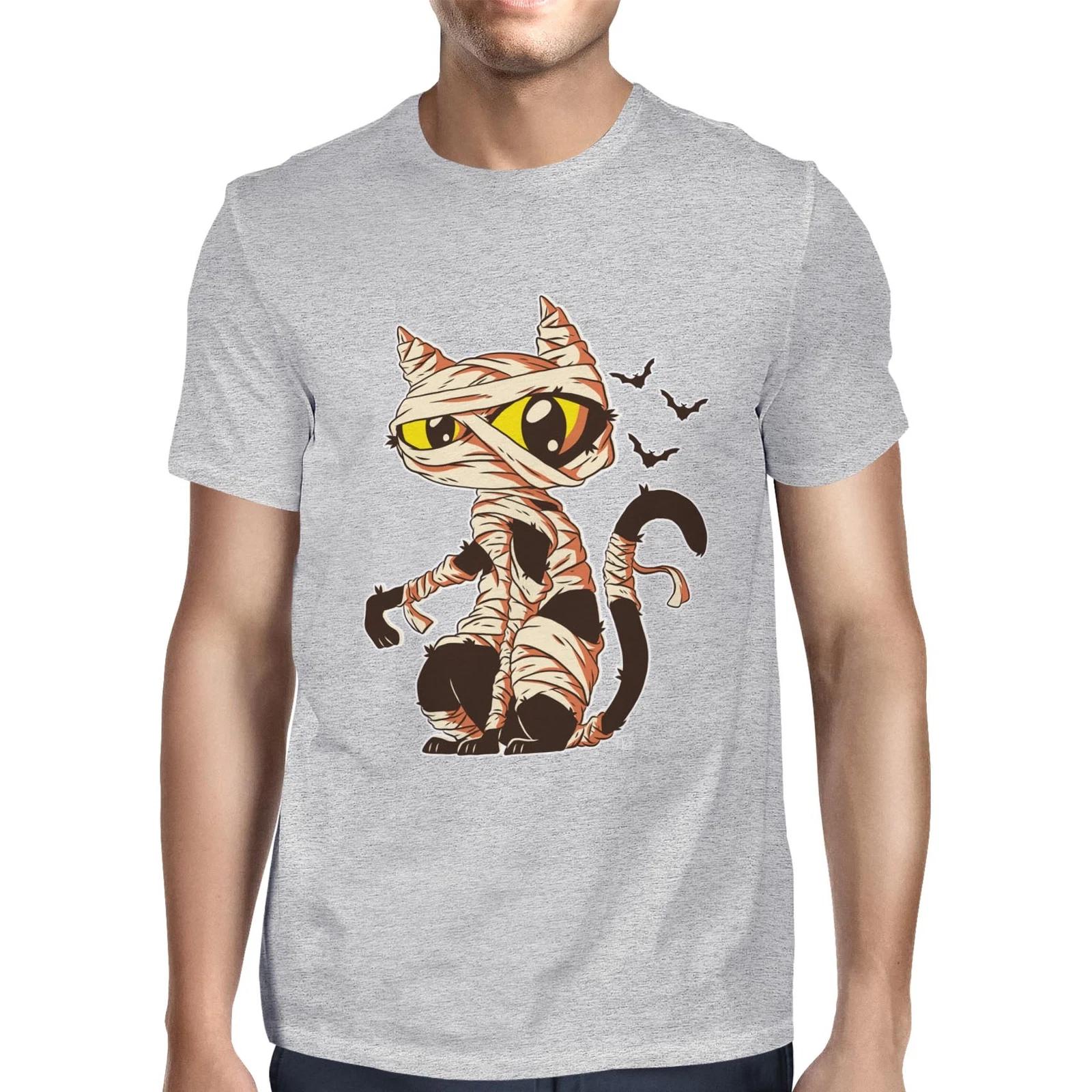 1Tee Mens Mummy Cat  T-Shirt XXXL