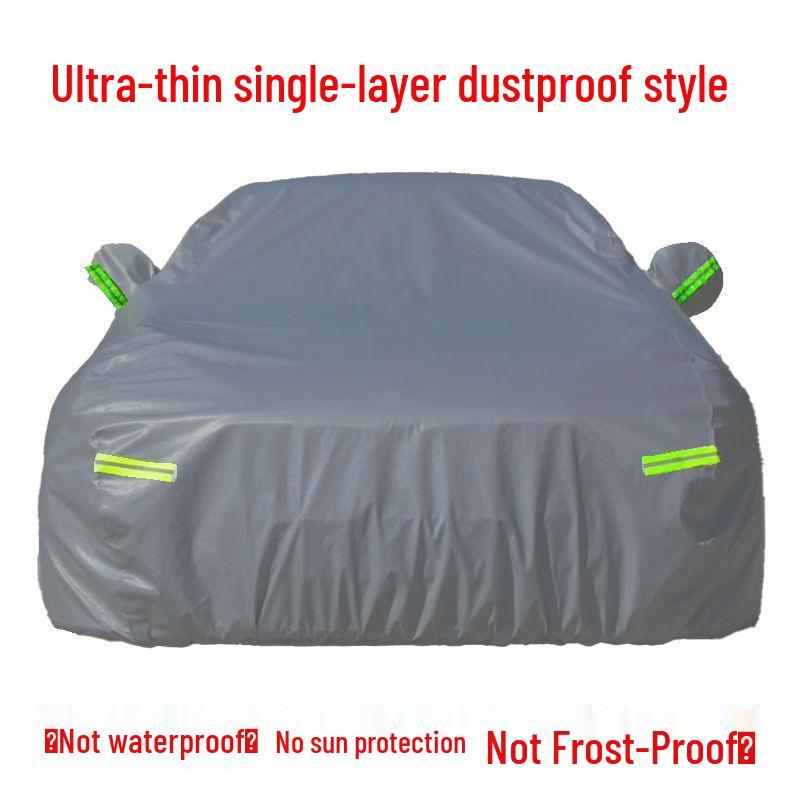 

SUV & Sedan All-Season Car Cover: Sun, Rain, Snow Protection with Heat Insulation and Thick Material. Sedan