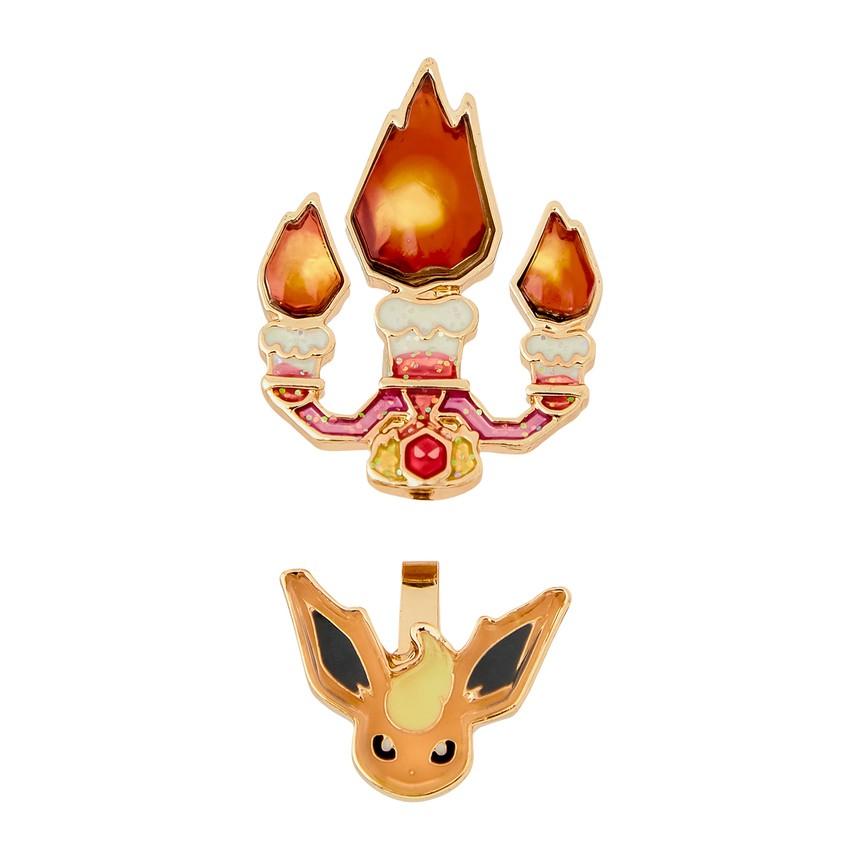 POKEMON Pokemon Center Flame Tera Type Flareon Earrings