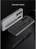 Samsung Z Fold6 Ultra-Thin Frosted Phone Case with Pen Slot - Solid Color Protective Cover