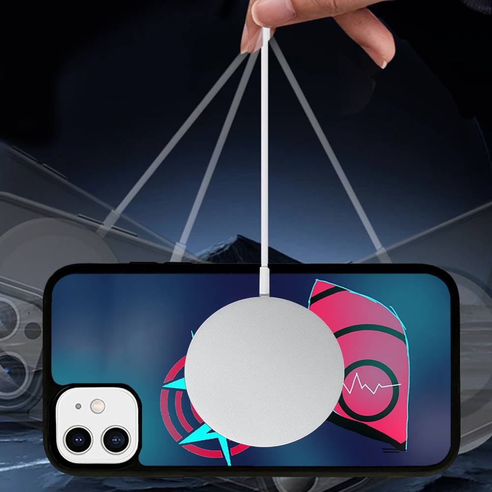 H-Hazbins-Hotels Magnetic Phone Case For IPhone 16 15 14 13 12 11 17 Pro Max Plus Wireless Charge Cover