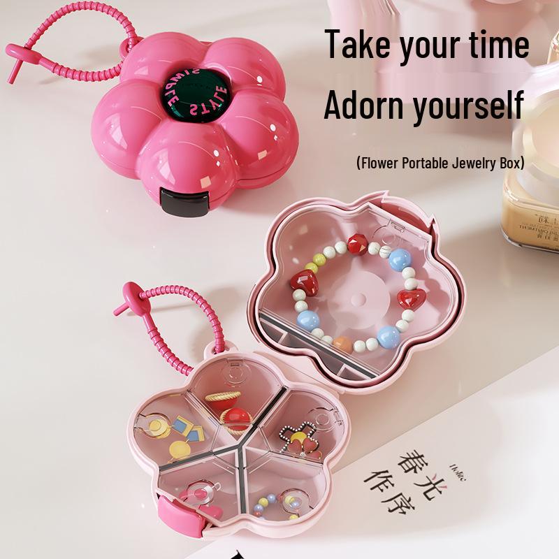 2025 Dopamine Jewelry and Pill Storage Necklace: Portable Box for Earrings and Travel