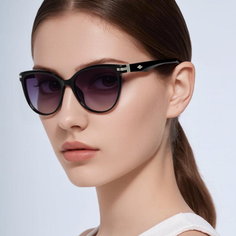 New Square Frame Trendy And Personalized Temple Decoration Fashionable Sunglasses Shading Sun 372