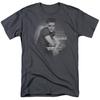 Elvis Presley Trouble Adult 18/1 T-Shirt Charcoal Unisex T-Shirt