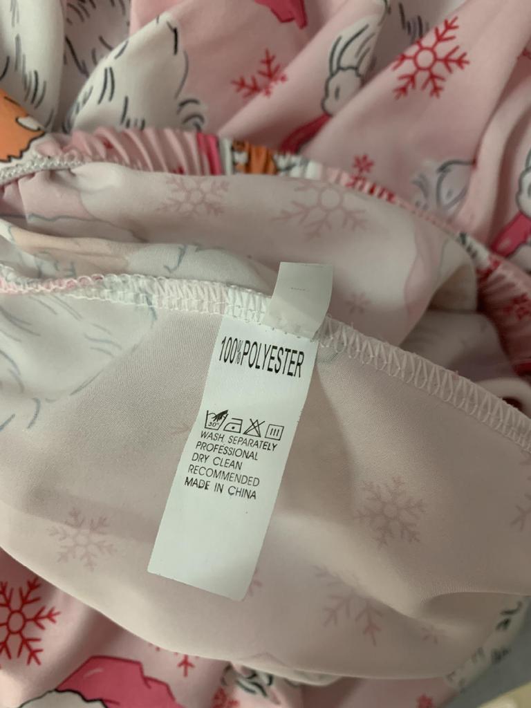 Świąteczny satynowy nadruk casualowy zestaw piżamowy dla Europy i Ameryki