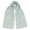 Laura Ashley Ladies Floral Long Handkerchief Scarf 100% Cotton UV Protection Pink 34x160cm